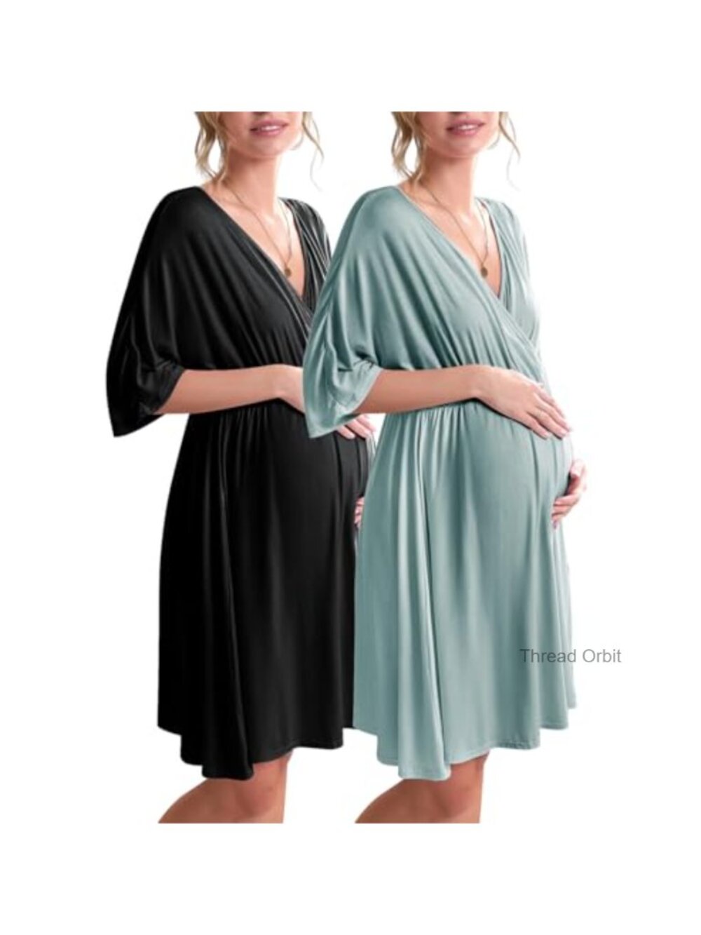 3 in 1 Labor/Delivery/Hospital Gown Maternity Nursing Sleepwear